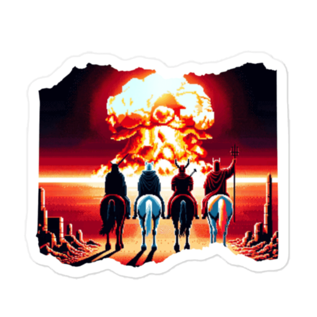 Four Horsemen Sticker