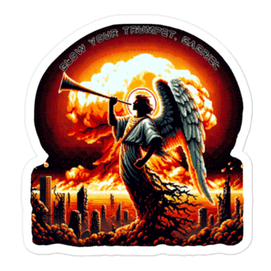 "Blow your Trumpet, Gabriel" Sticker