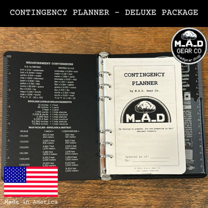 Contingency Planner - Deluxe Package