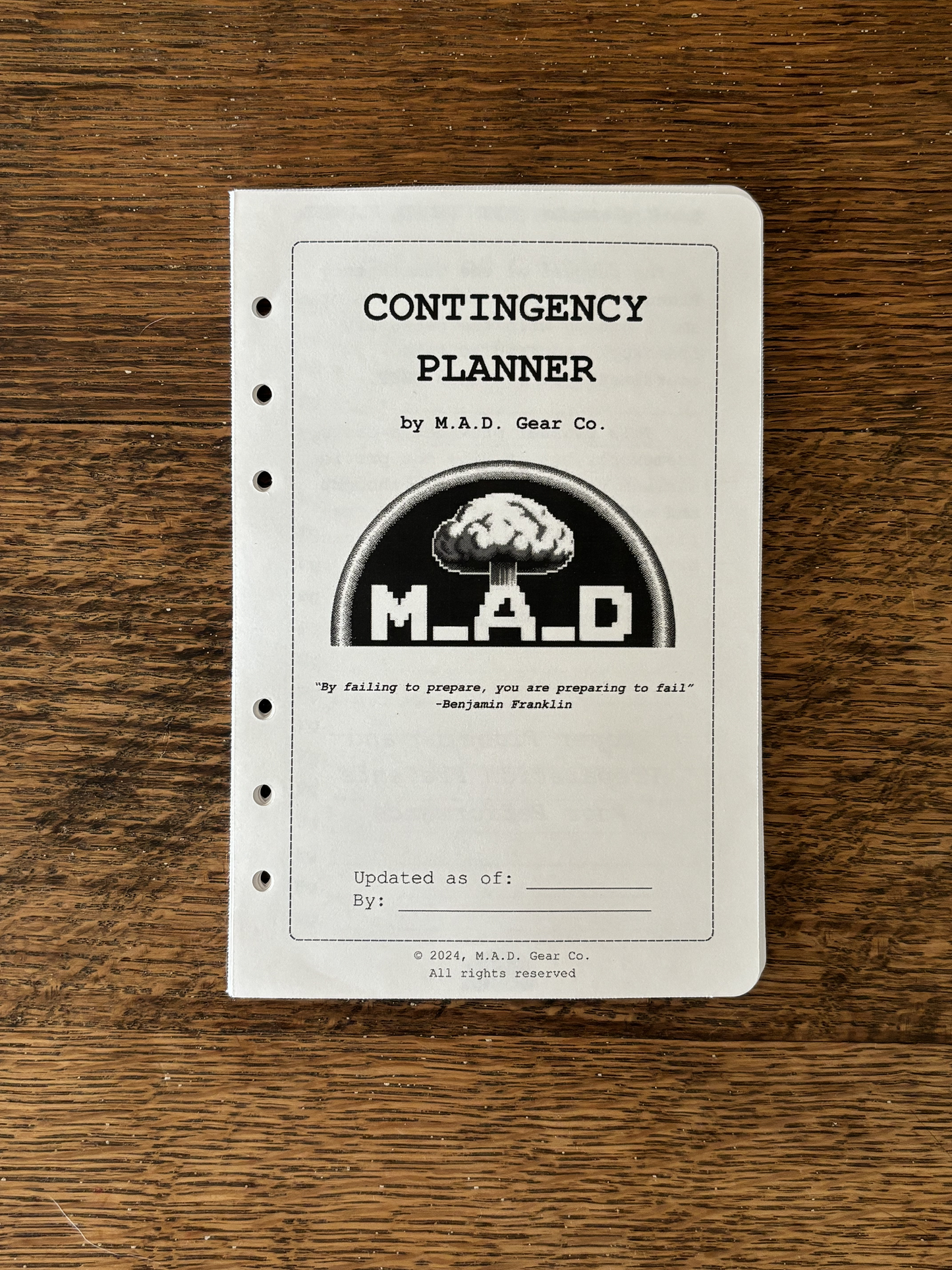 Contingency Planner - Lite Package