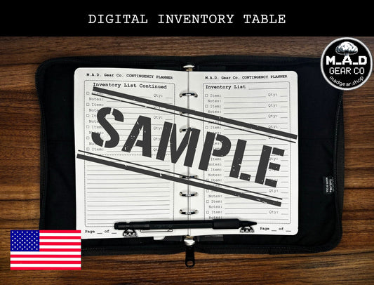 Digital Inventory Table