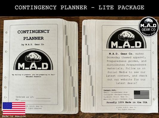 Contingency Planner - Lite Package