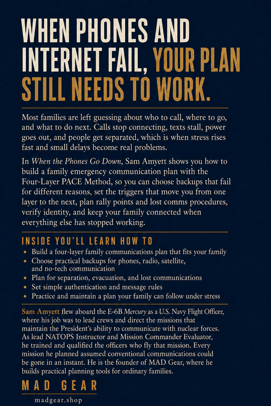 When the Phones Go Down: How to Build a Family Emergency Communication Plan That Actually Works