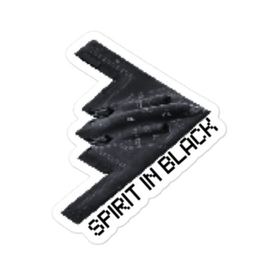 Spirit in Black Sticker